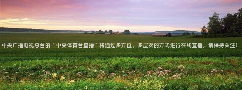 中央广播电视总台的“中央体育台直播”将通过多方位、多层次的方式进行在线直播，请保持关注！